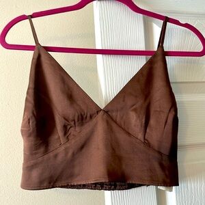Abercrombie & Fitch Medium satin crop with flaw Second Hand